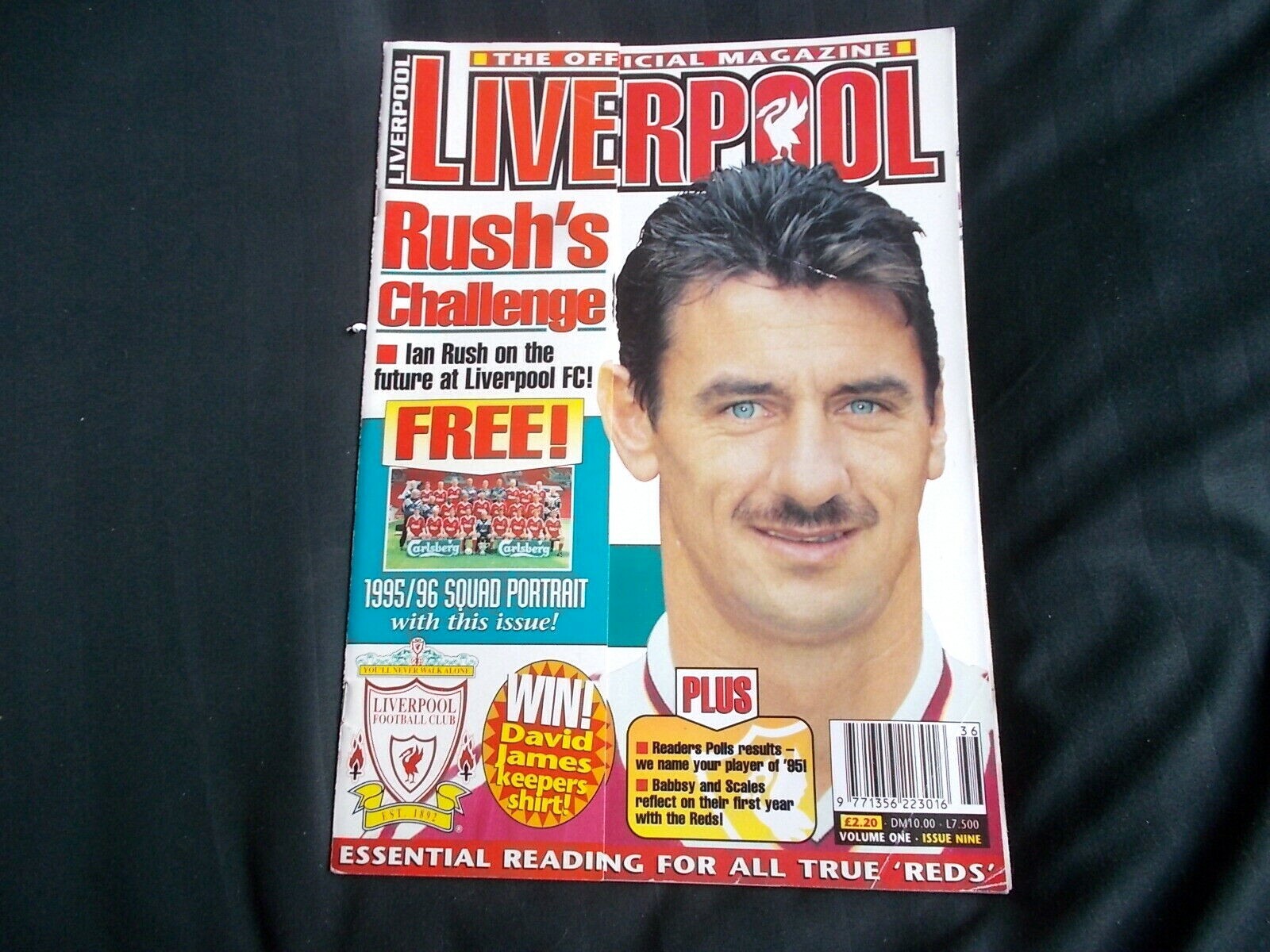 Liverpool FC LFC Football Club Magazine Volume 1 Issue 9 Ian Rush John Barnes