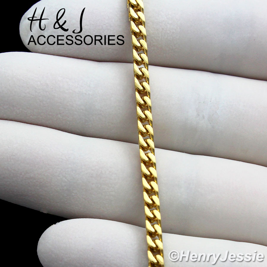 Collane Con Ciondolo Croce Color Oro In Acciaio Inossidabile - Foto 4