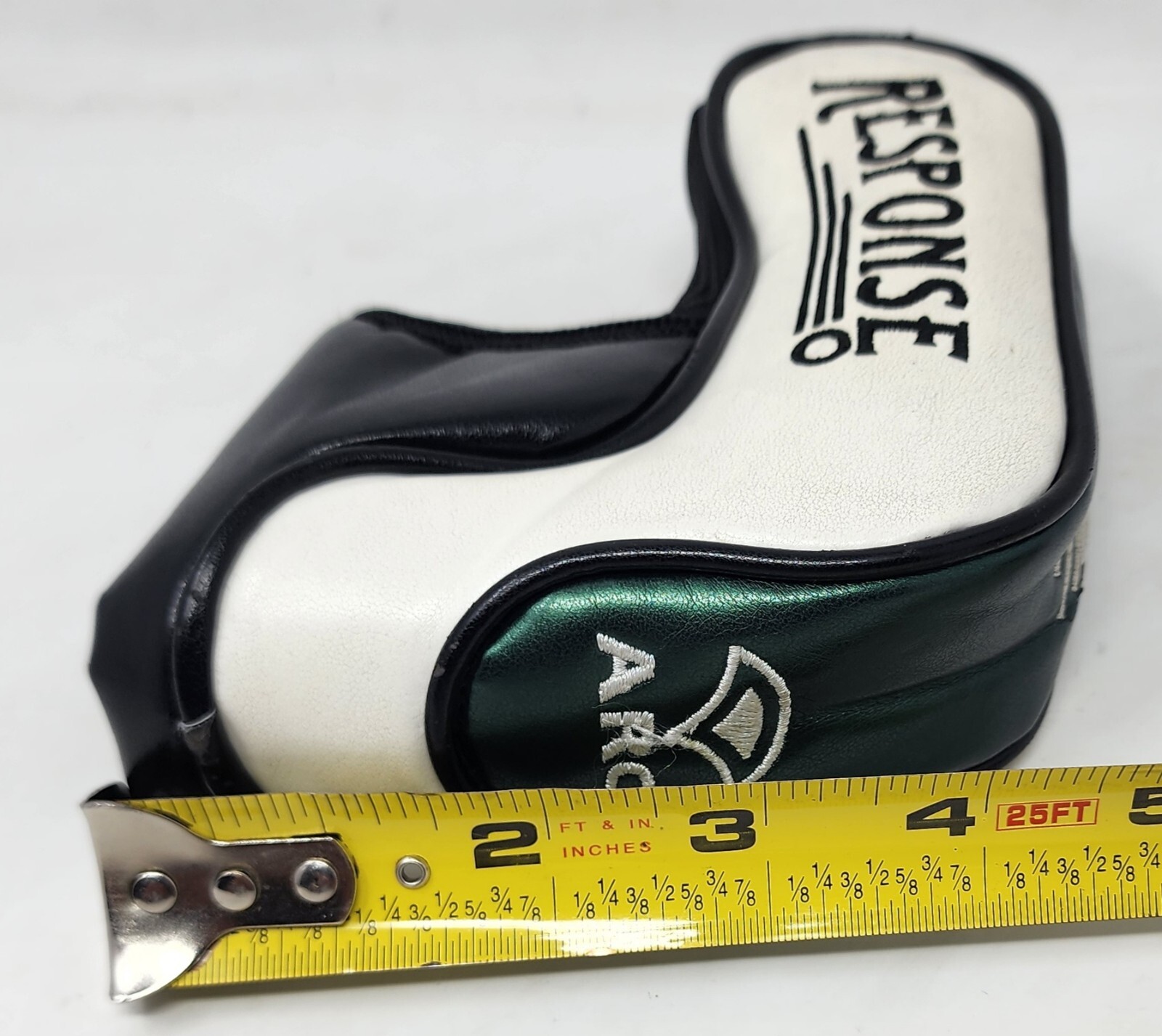 MacGregor Response Putter Golf Head Cover Arc Black Green White Headcover Club