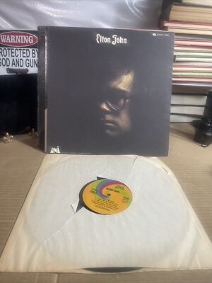 ELTON JOHN Self Titled 1970 UNI LP YOUR SONG TEXTURED COVER 73090 Original Vtg