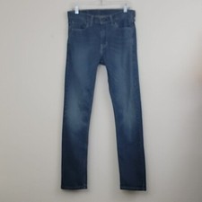 Levi's 510 Blue Med Rise Skinny Faded Jeans 31 X 30