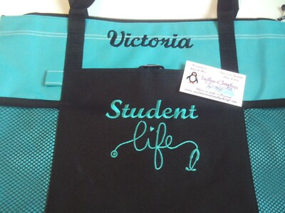Student Life Personalized Tote Bag LPN, RN, CNA, BSN Nursing Student Tote Bag