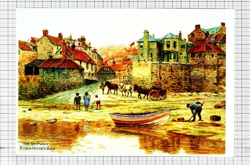 Robin Hood's Bay - ca. 1990er Jahre Schnitt / Druck