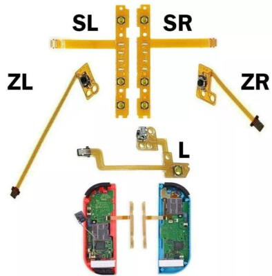 OEM L ZL ZR Button Ribbon Flex Cable Replacement Nintendo Switch