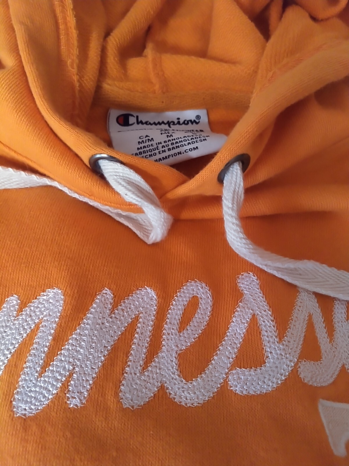 Champion Tennessee Volunteers UT Hoodie Sweatshirt Size Medium RARE LOGO! NICE! image 9