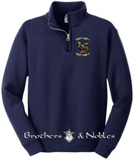 Shriner Hillbilly 1/4 Zip Fleece Pullover Embroidered 810