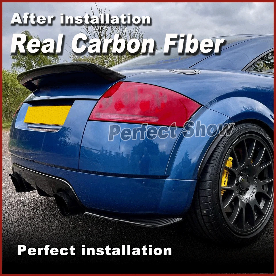 Alerón trasero de carbono real para Audi TT Mk1 tipo 8N TT Quattro 1998-2006 Foto 4 de 4