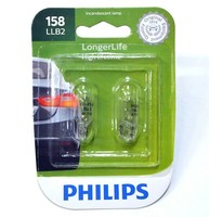 Philips Longerlife 158 5W Zwei GlüHbirnen Nummernschild Licht Ersatz Oe
