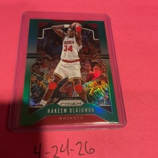 2019-20 Prizm Green Prizm Hakeem Olajuwon # 4