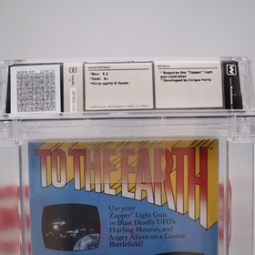 NES Nintendo TO THE EARTH - WATA GRADO 9.2 A+ NUEVO Y Sellado de F&aacute;brica con Costura en H!