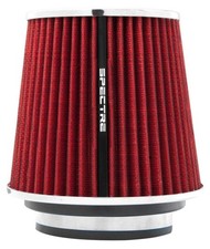Spectre 8131 Universal Clamp-on Air Filter - Round Tapered 33.54 - Red