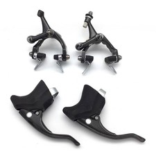 Campagnolo Athena Full Brake Set In Graphite Grey NOS 1990 Shop Soiled