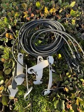 Rubber tie cords style American 6 feet. Material durable and flexible.6.pcs