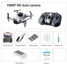 Mini V30 WiFi FPV Drone 4K HD Dual Camera Obstacle Avoidance Foldable RC Quadcop