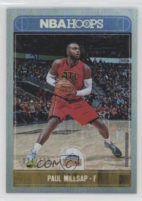 2017-18 Panini NBA Hoops Silver 124/199 Paul Millsap #58 0en