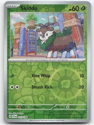 Skiddo 011/198 Reverse Holo Scarlet & Violet Base Set
