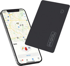 Wallet Tracker Card, Rechargeable Wallet Finder Compatible with Apple Find My I