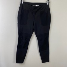 Carhartt BN2482 Fitted Work Utility Pants Size L Black Pull On Pockets