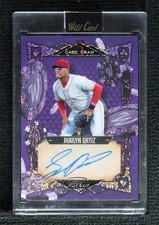 2023 5 Card Draw Holographic Sparkles Foil Purple 2/4 Jhailyn Ortiz Auto 14im