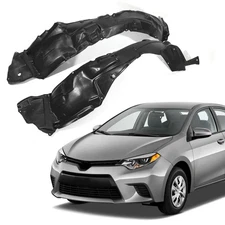 Set of 2 Fender Liner For Toyota Corolla 2014-2016 Front Left & Right Inner Assy