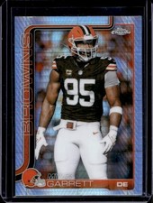 2025 Topps Chrome Myles Garrett Prism Refractor #70 Browns