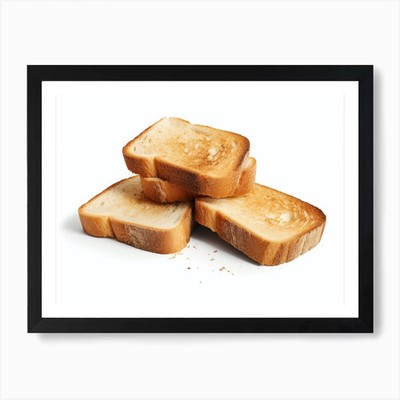 Toasted Bread (17) Kunstdruck gerahmt Wandbild Poster Leinwanddruck Bild