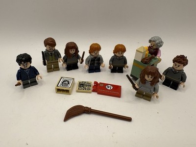 Lego Mini Figure Harry Potter Trolley Witch, Lupin, Ron, Seamus, Harry, Hermoine