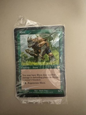 38 MTG Cards Lot w/ Holographic Foil Rhox - Great Starter/Collection Builder