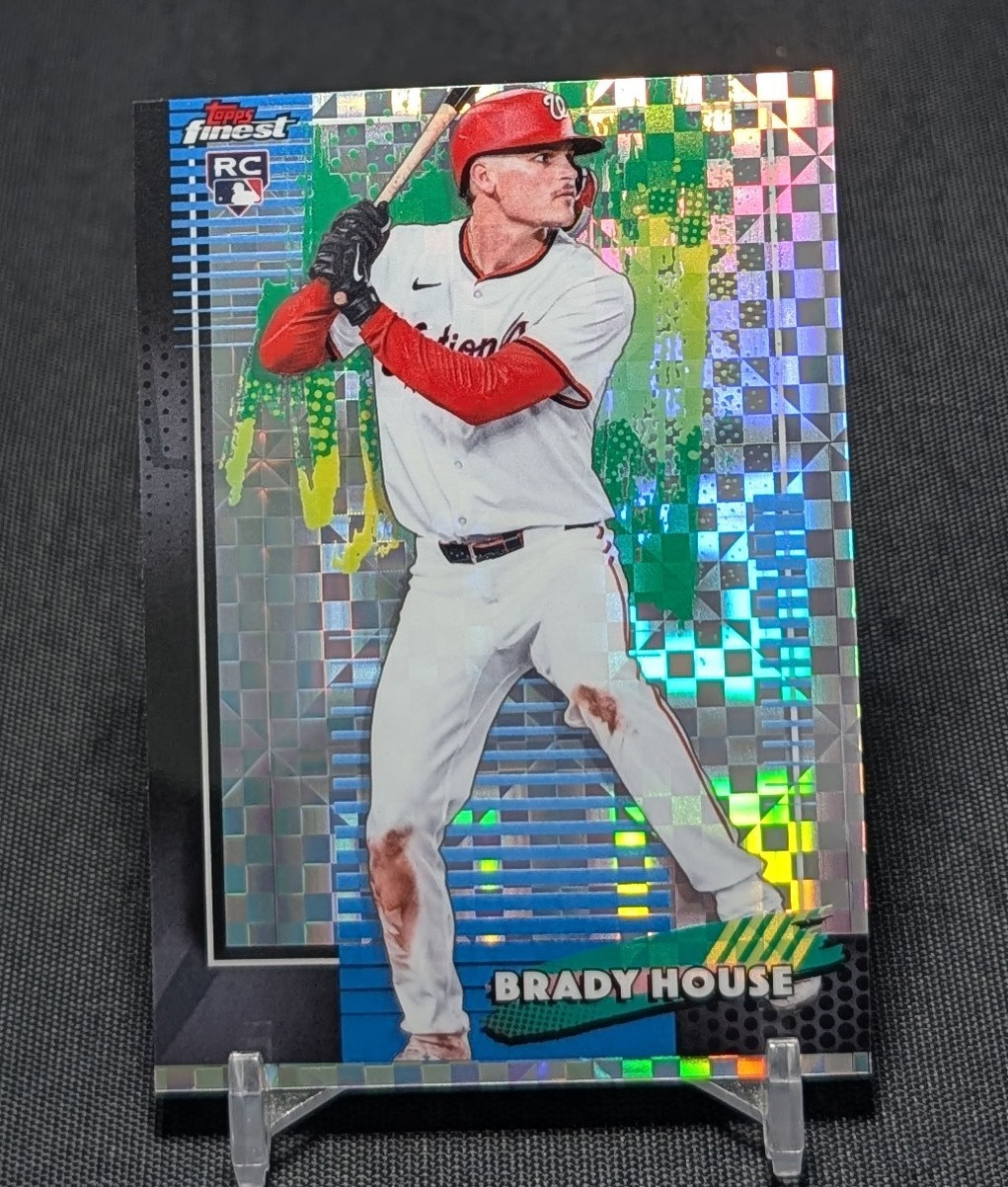 Brady House X-Fractor Refractor Rookie RC 2026 Topps Finest Chrome #80 Nationals
