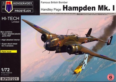 KP Models 1/72 HANDLEY PAGE HAMPDEN Mk.I with 3D PRINTED PARTS!