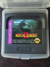Sega Game Gear Mortal Kombat II 2 USA Authentic Tested