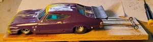 68 chevelle Drag car 1/24 