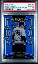 2025 Select Selective Swatches Aaron Judge Jersey Blue /49 PSA 10 GEM MINT POP 1