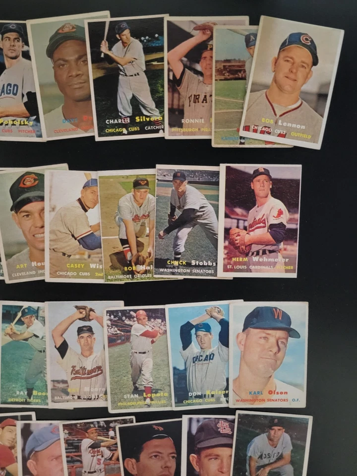 1957 Topps Baseball Lot - 43 Cards - Ray Boone | Bob Lennon | More! - Image 3 of 4