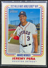 2023 Topps Heritage High Number Jeremy Pena Award Winner #AW-9