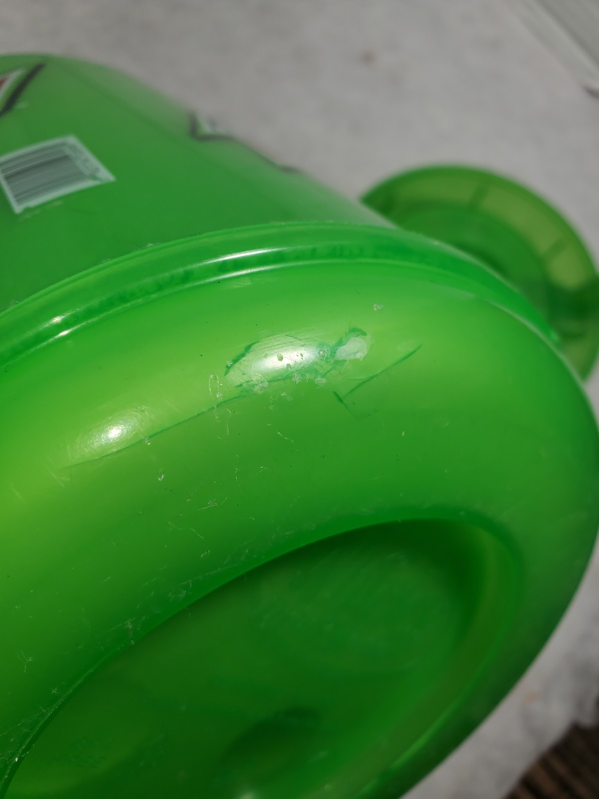 Mtn Dew Neon Green Whirley Drinks Insulated 64 oz Jumbo Jug Travel Mug