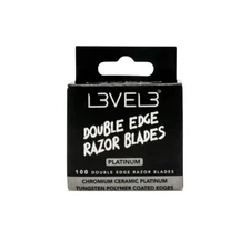 L3VEL3 DOUBLE EDGE RAZOR BLADES 100PK Fast Ship | Authorized Dealer