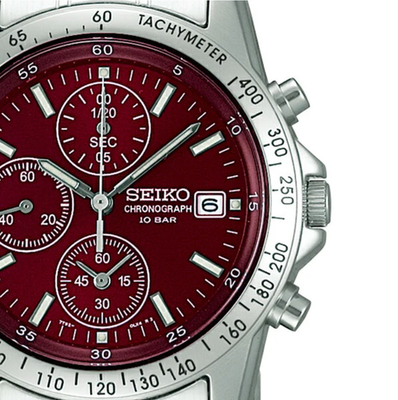 Seiko Spirit Red Men's Watch - SBTQ045 for sale online | eBay