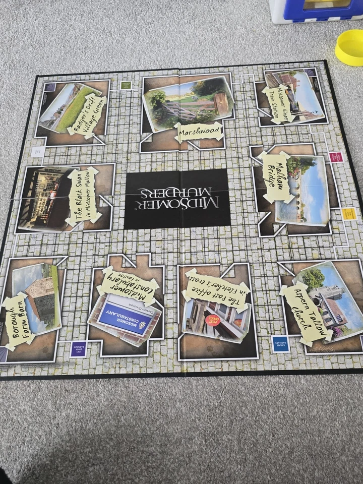 Cluedo Midsomer Murders Edition Board Game CLUEDO ITV Mystery - Complete VGC - Image 3 of 4