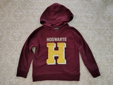 Harry Potter Hogwarts Flip Sequin Pullover Hoodie Sweatshirt Medium 7-8 Girl