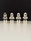 lot of 4 lego clone trooper minifigures / sw0221/ sw0233/ sw0201