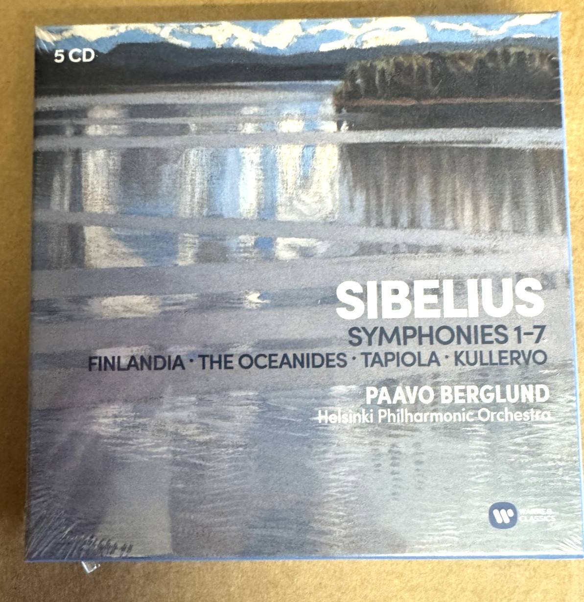 Jean Sibelius - Symphonies 1-7 Finlandia etc Paavo Berglund 5 CD box set NEW