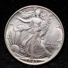 1943 ~ WALKING LIBERTY HALF DOLLAR ~ UNC