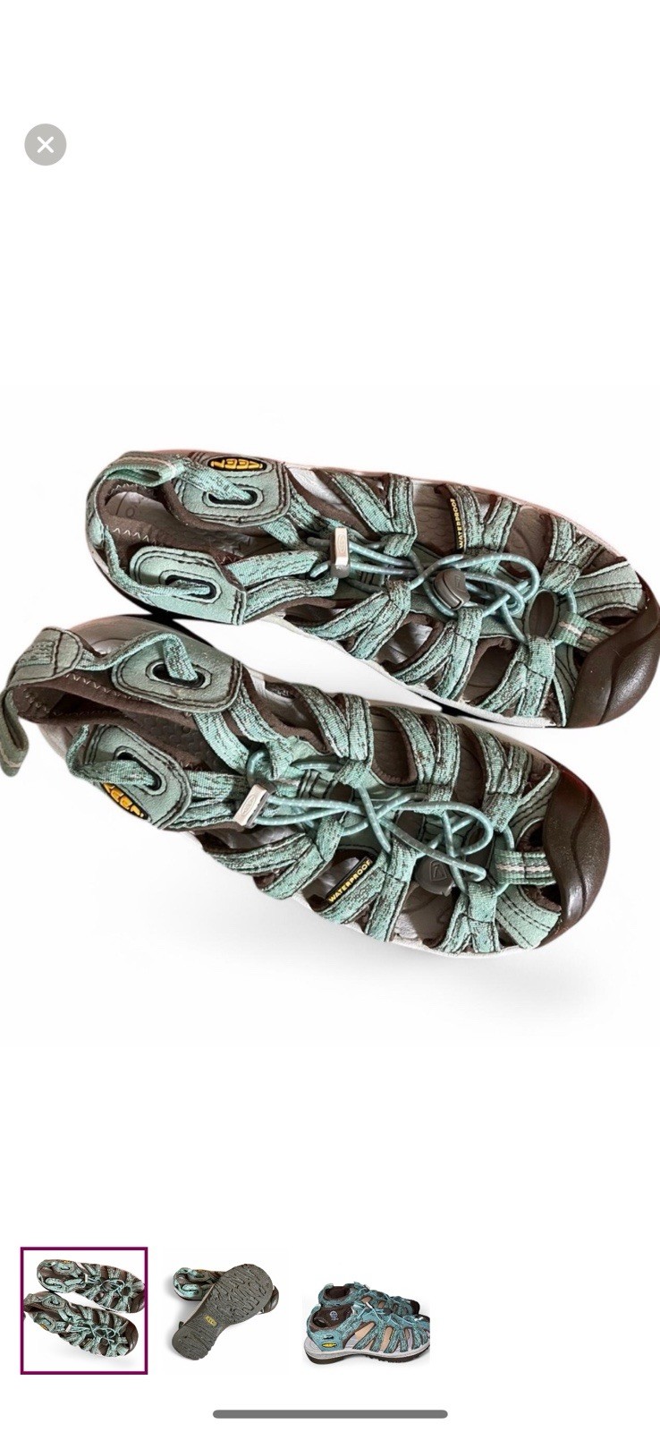 NUOVA scarpa sneaker sandalo impermeabile Keen Whisper taglia 7 5 NUOVA!