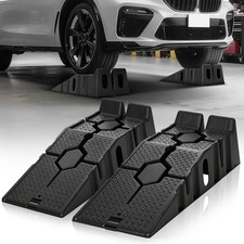 Car Service Ramps 2 Pack Portable Low Profile 12000 LBS Capacity Garage Driveway