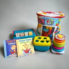 Lot of Toddler Toys Fisher Price Mega Blocks Llama Llama Book Set and More