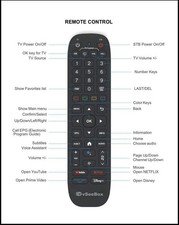 vSeeBox OEM V6 Plus Bluetooth Remote - Brand New