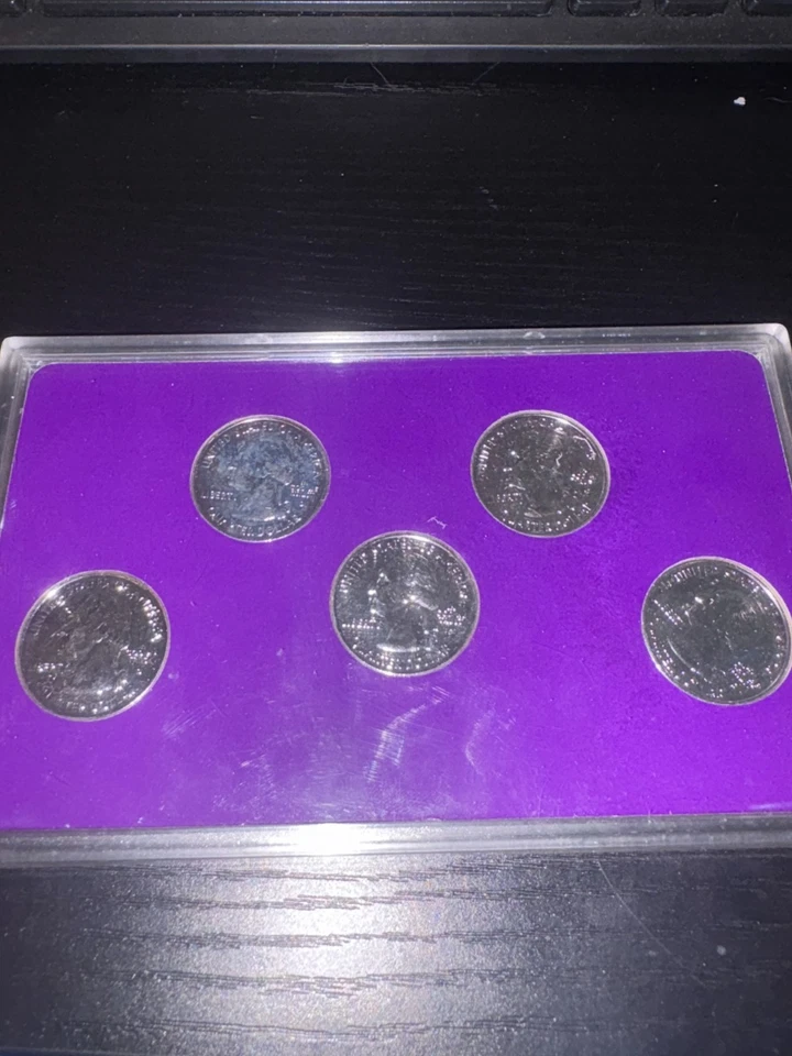2002 COMMEMORATIVE QUARTERS PLATINUM EDITION STATES COINS MINT PROOF. - Image 2 of 2