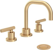 Symmons Dia Widespread Bathroom Faucet w/ Push Pop Drain Sh