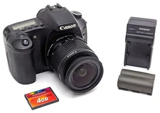 Canon EOS 30D 8.2MP Digital SLR Camera + EFS 18-55mm f/3.5-5.6 IS II Lens BUNDLE